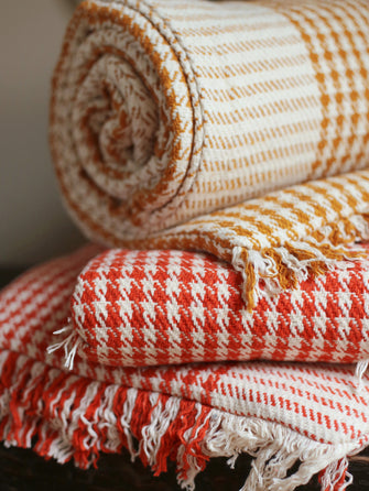 Sofa cover pied de poule