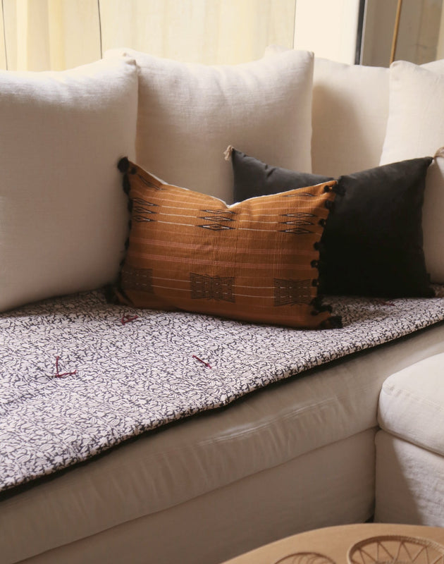 Sofa cover en velours et coton
