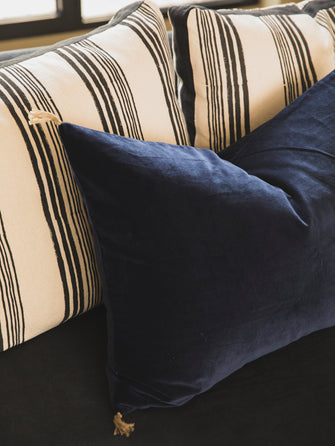 Washed velvet cushion cover
