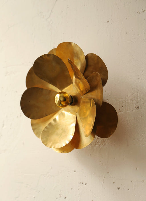 Applique murale en fleur doré Cosmos