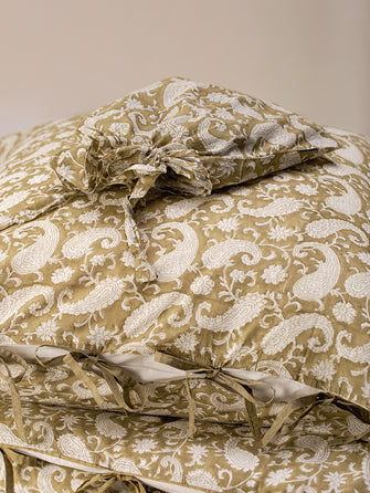 Parure de lit Paisley - Olive