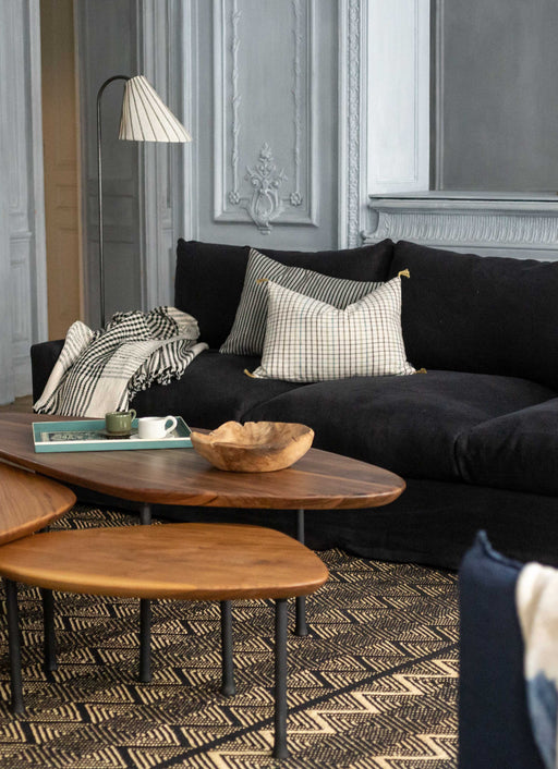 Inspiration grand canapé noir