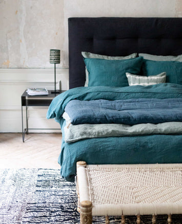 Inspiration pour la décoration d'une chambre aux tons de bleus
