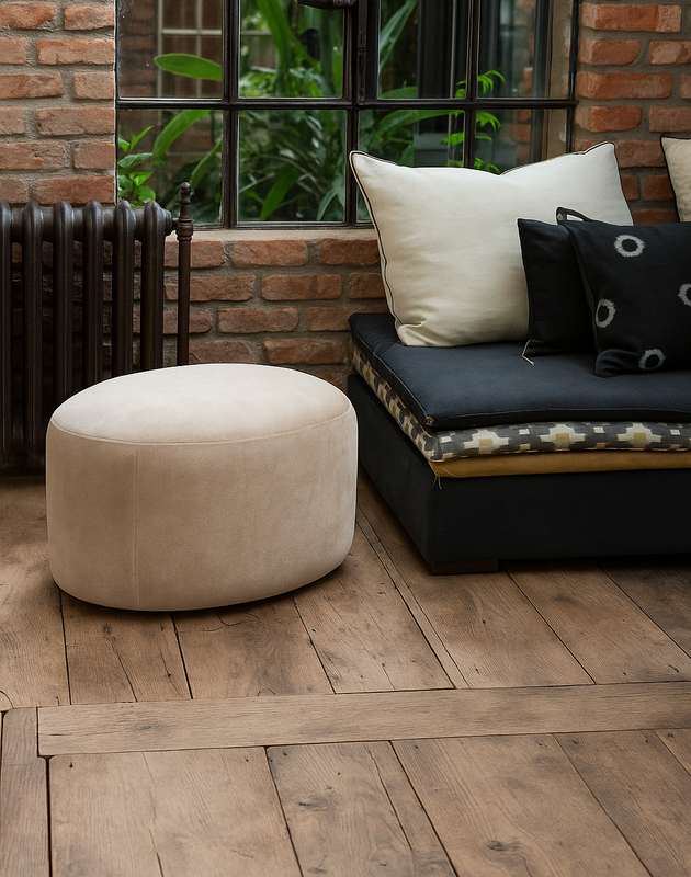 Footstool Caillou - Smooth Galet
