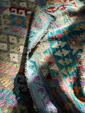 Tapis Saara à motifs colorés en laine
