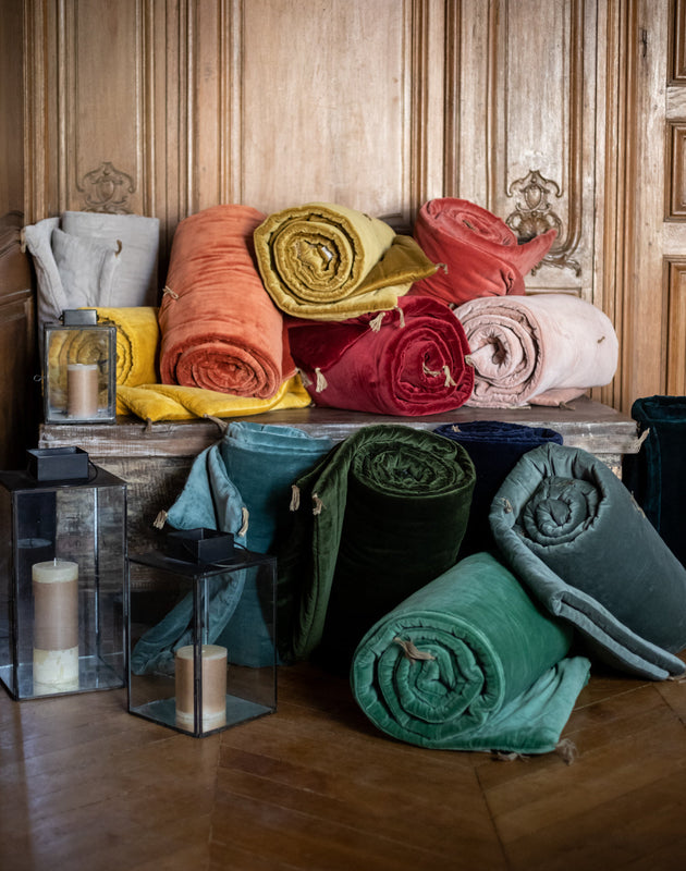 Sofa cover Velours lavé