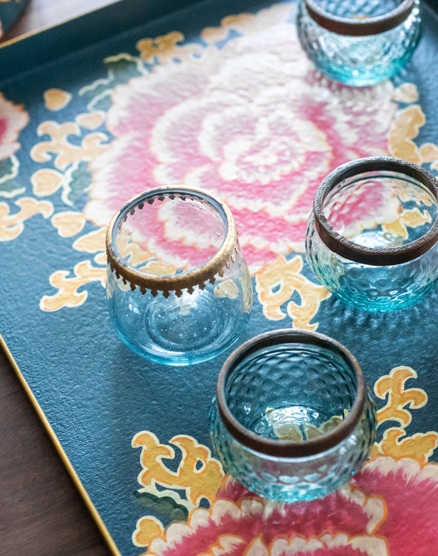 Plateau pour une décoration de table de fête