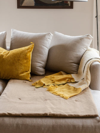 Sofa cover linen