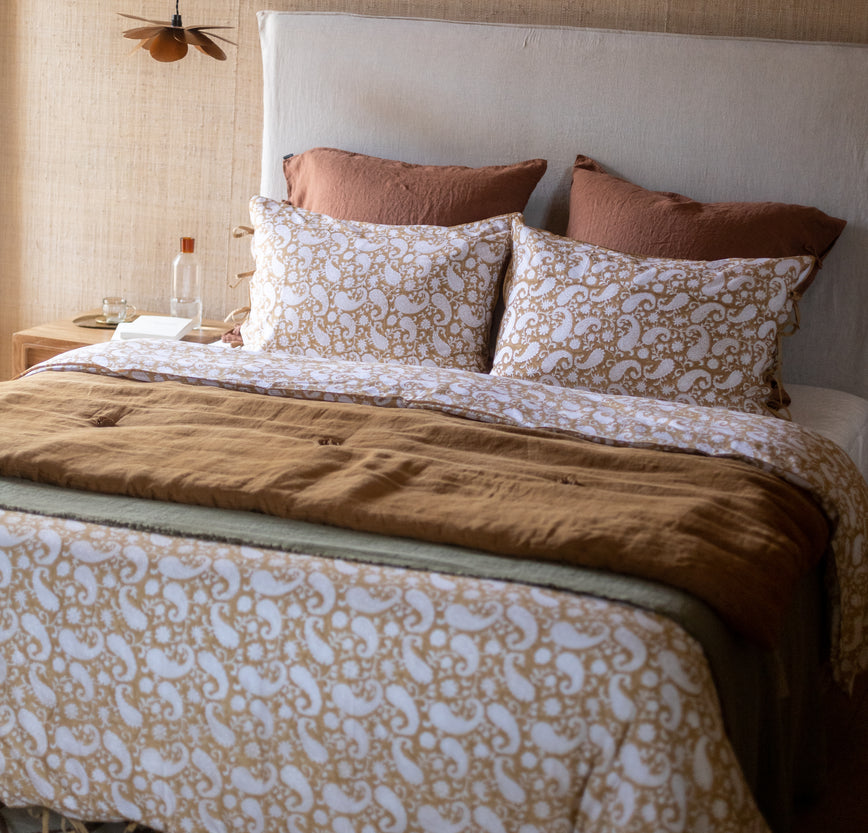Organic Paisley Duvet Cover