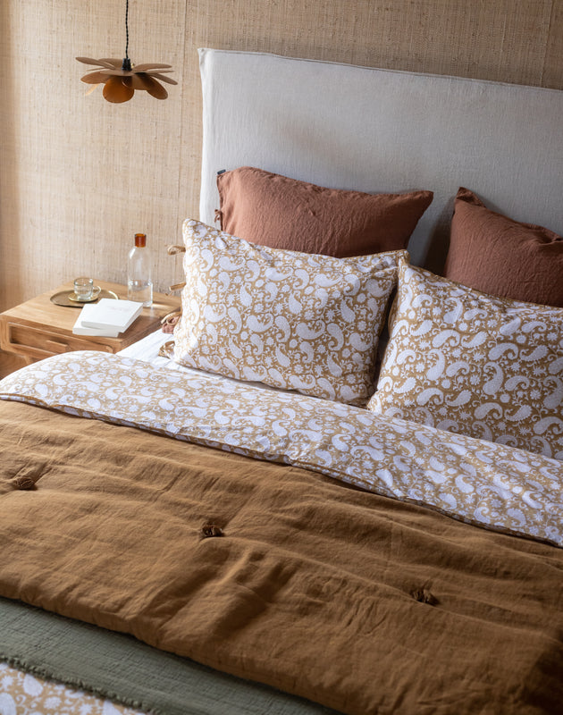 Organic Paisley Duvet Cover