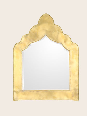 Miroir en laiton Neka XL - Dore