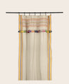 Rideau Dupatta à motifs joyeux et colorés en coton biologique