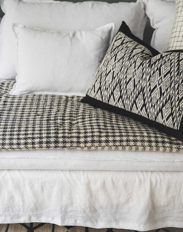 Sofa cover pied de poule