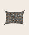 Housse de coussin en coton Pomelo à motifs marron pour canapé