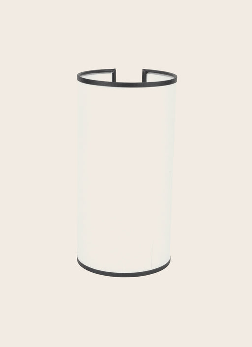 Luminaire cylindrique épuré blanc et noir pour le salon et chambre