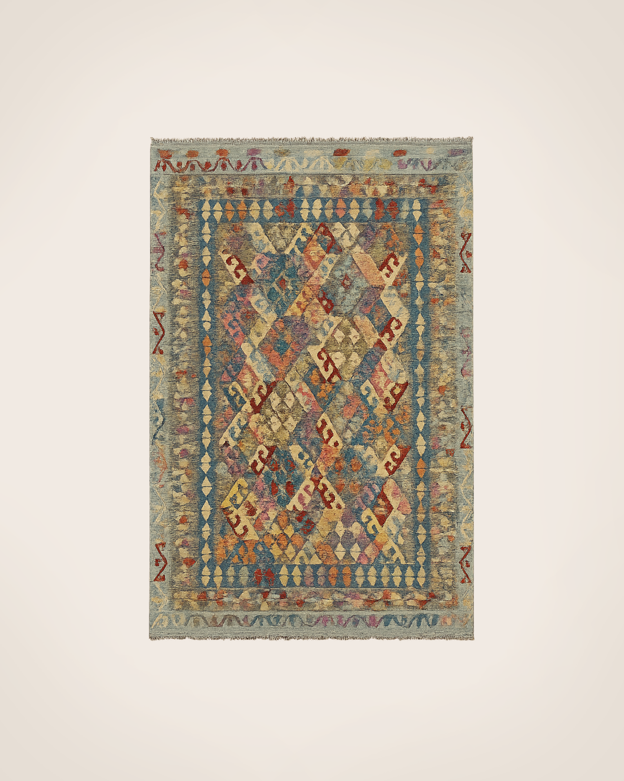 Saara patterned wool rug - Caravan – Caravane