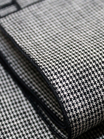 Serviette Fil à fil en lin à motifs