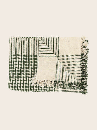 Plaid pied de poule