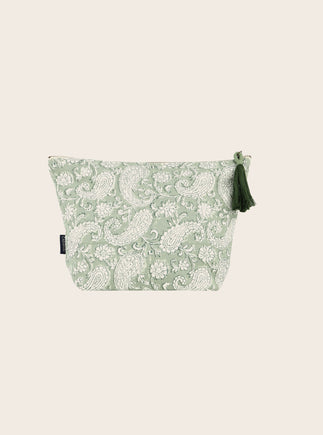Trousse de voyage à motifs imprimée à la main BADOO
