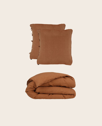 Parure de lit Selena - Sepia