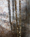Perles carrées sautoir