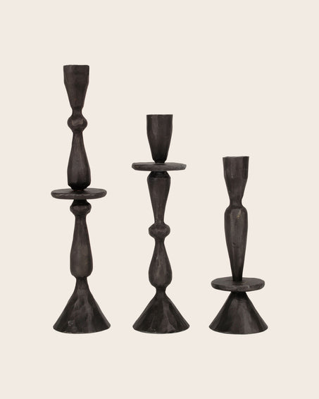 Set de 3 bougeoirs Jya