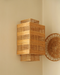 Applique murale en bambou