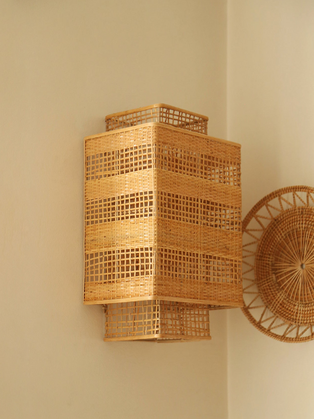 Applique murale en bambou