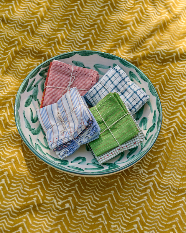Set de serviettes de tables colorées Meli Melo