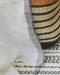Bordure couleur Charcoal du rideau en lin Hava