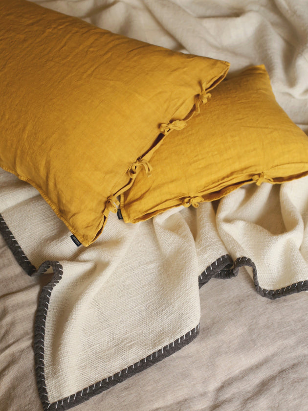 Linge de lit en khadi de coton