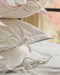 Set de 2 taies d'oreiller blanches Bora en percale de coton biologique 