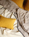 Chambre : linge de lit en khadi de coton 