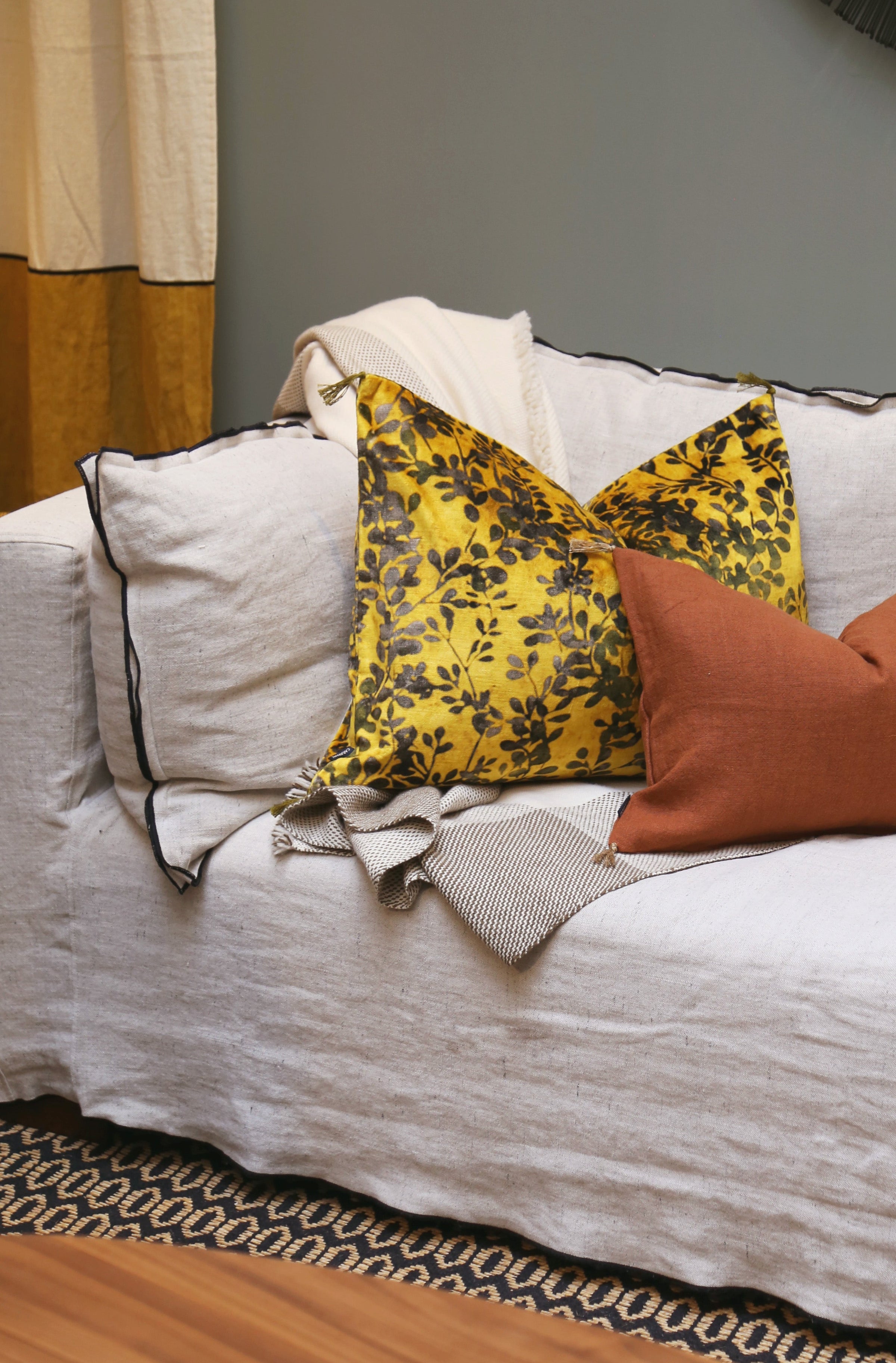 Housse de coussin Foglia