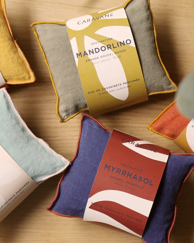Coussinets parfumées à déposer dans votre dressing pour votre linge