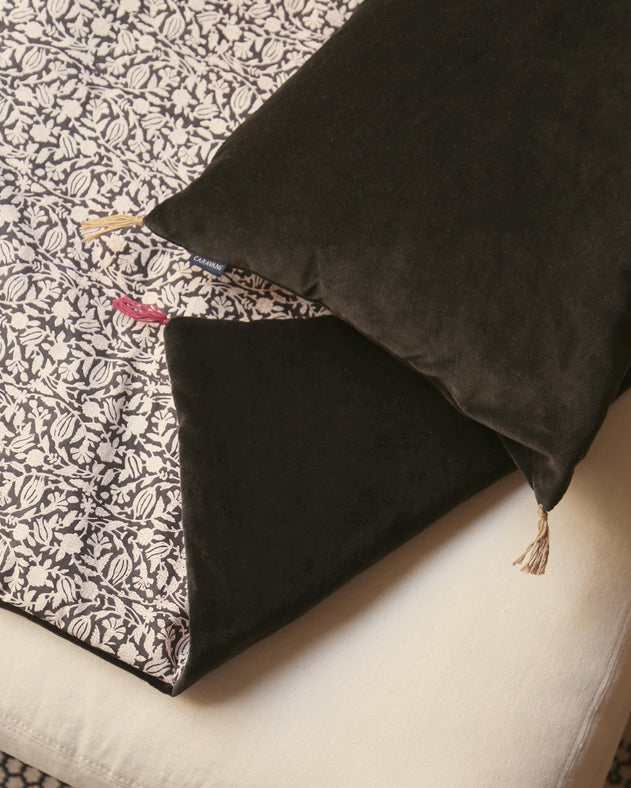 Sofa cover en velours et coton