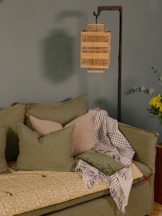 Abat-jour en bambou pour votre salon, luminaire naturel