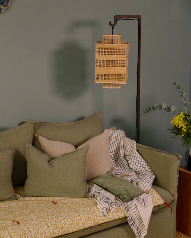 Ion Bamboo Floor Lamp