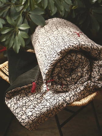 Sofa cover en velours et coton