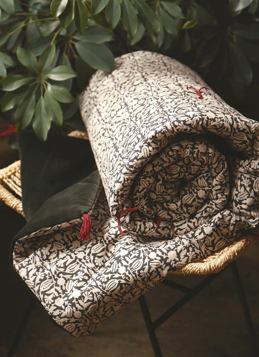 Sofa cover en velours et coton