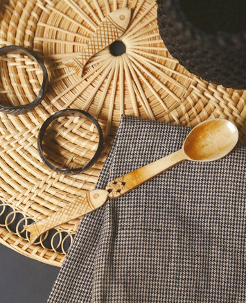 Cuillère originale en os naturelle