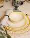 Dressage d'une table à manger avec les serviettes de tables en lin Fil à Fil