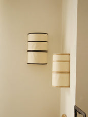 Applique murale en bambou et rotin