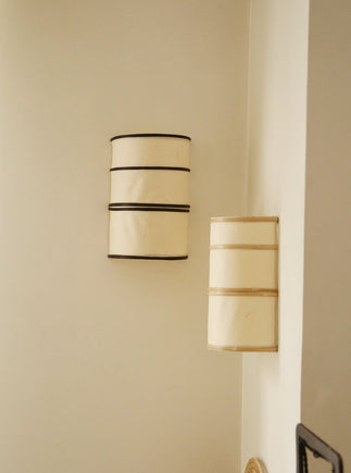 Applique murale en bambou et rotin