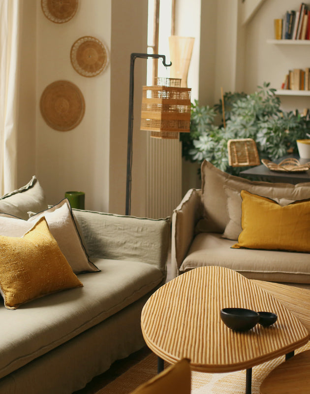 Ion Bamboo Floor Lamp &amp; Ion Stand