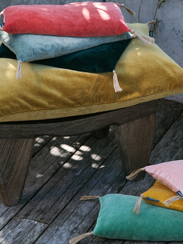 Noyaux de cerise en velours de coton