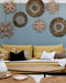 Inspiration de décoration autour d'un canapé jaune