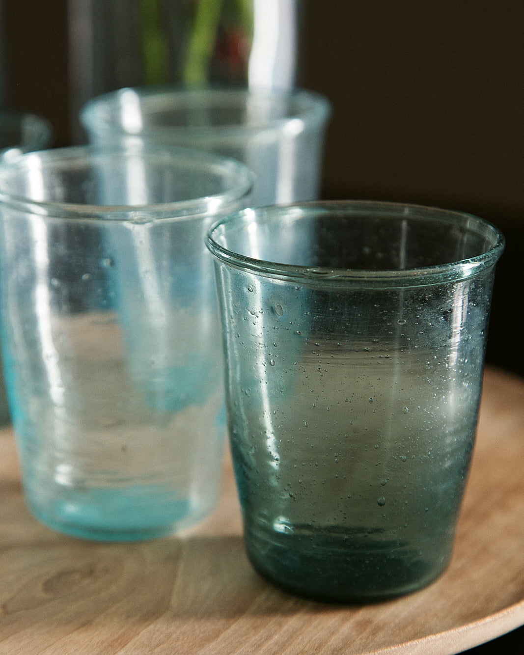 Verre de table : gobelet en verre, disponible en 2 tailles
