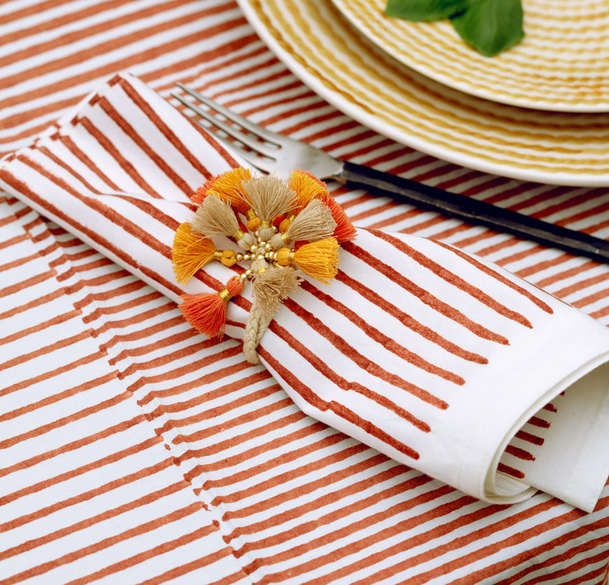 Set de 4 serviettes Aryo