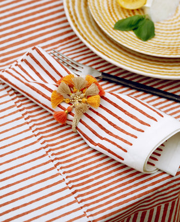 Set de 4 serviettes Aryo